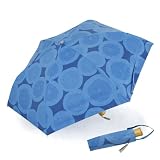 小川(Ogawa) 折りたたみ 晴雨兼用日傘 手開き 50cm 河馬印本舗 ピンポンマム(青藍/せいらん) UVカット率＆遮光率99％以上 遮熱効果 はっ水 安全カバー付き 紫外線対策 ギフト 54382