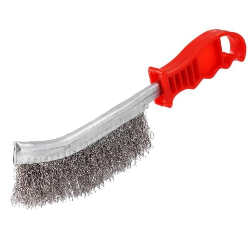 Image of Wire Brush, Heavy Duty Scratch Wire Brush Stainless Steel Wire Hand Brush Paint Removal Tool for Scrubbing