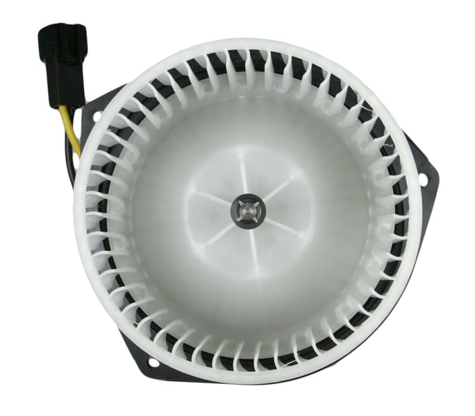 Image of TRQ A /C Heater Blower Motor w /Fan Cage Front for 90-03 Dodge Van Full Size