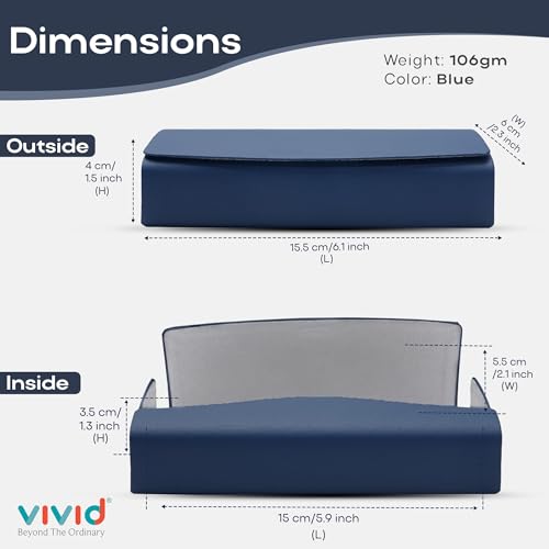 Image of VIVID Unisex Specs Magnetic Eyewear Dabbi Faux Leather Hard Case Cover