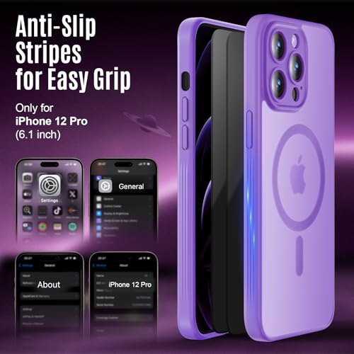 Image of Symcele Designed for iPhone 12 Pro Case, Light Purple