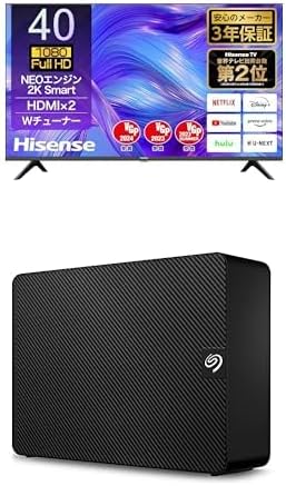 Amazon | ハイセンス 40V型 フルハイビジョン 液晶 テレビ 40E40H  