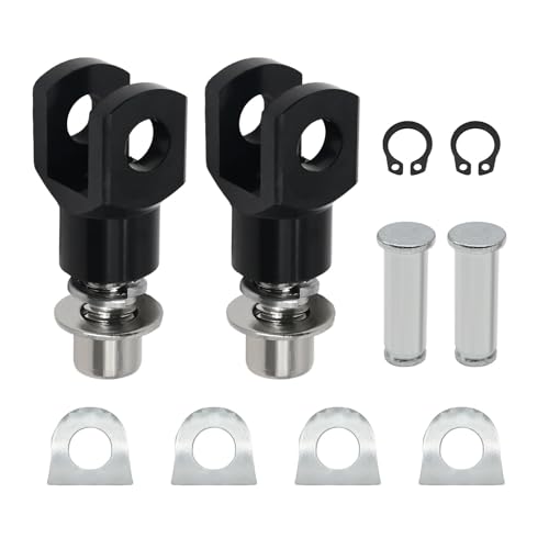 laffoonparts Motorcycle Footpeg Mount Bracket Footpeg Mount U-Clamp Hardware Kit Replacement for FX Late 1972-1981, Replacement for FXST 1984-1999