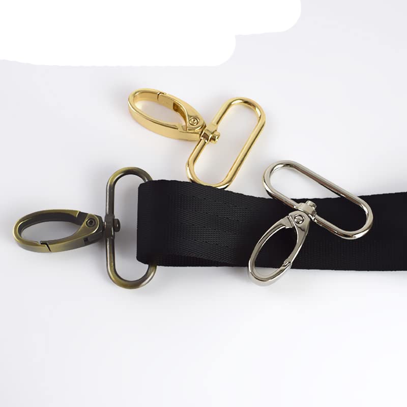 Broches de metal, hebillas, 100 piezas 16/20/26/32/38 mm Hebillas de metal Bolsas Correa Langosta Mosquetón giratorio Gancho de seguridad Collar Llavero Bolsa de bricolaje Accesorios al por mayor-20 m