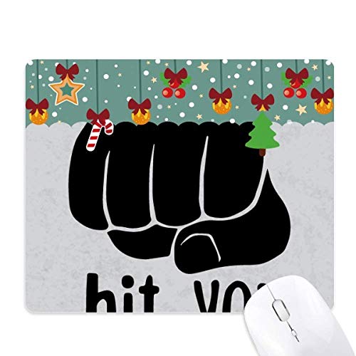 Tapis de souris poing silhouette pour le jeu vidéo et bureau