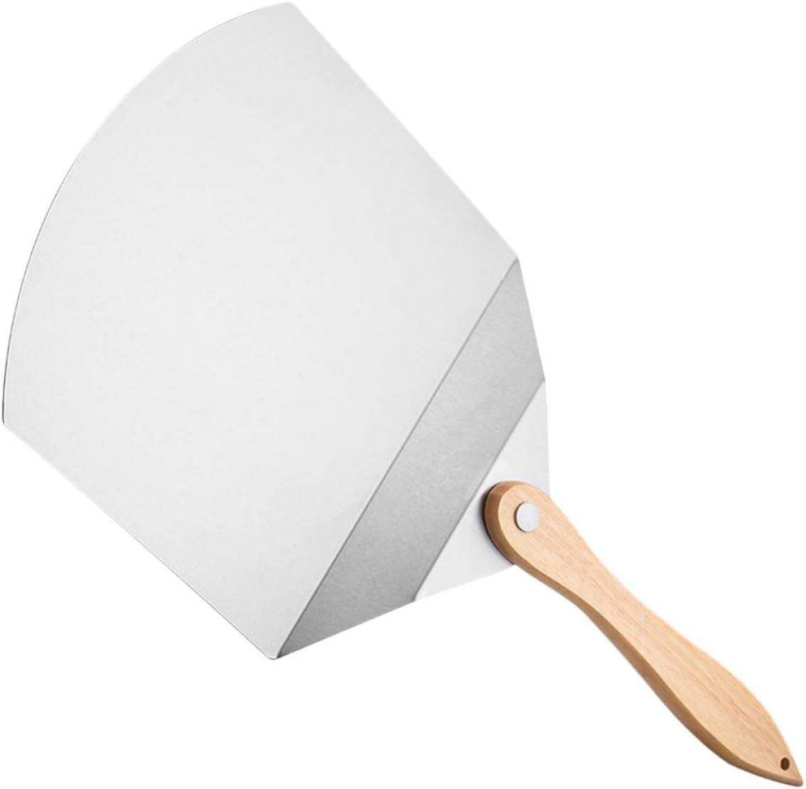 BESPORTBLE Stainless Steel Folding Cake Spatula and Pizza Shovel for Baking and Kitchen Use, Sturdy Pizza Transfer Tool for Home Baking and Pastry Serving Random Color