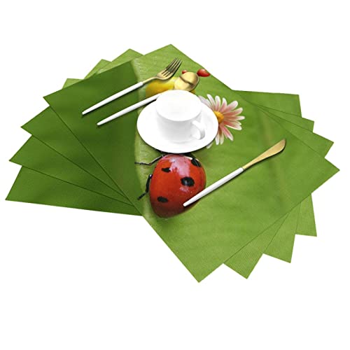 Sets de table faciles à nettoyer Insects Love pour protéger vos meubles