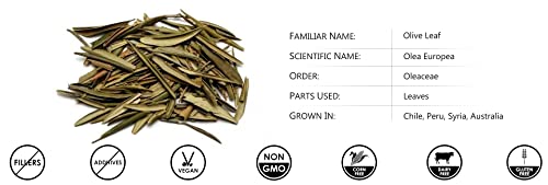 Remedy's Nutrition Olive Leaf (Olea Europea) 1,000Mg Vegan Capsules Herbal Supplement - Non-Gmo, Gluten Free, Dairy Free - Two Month Supply (60 Count) #TOP5