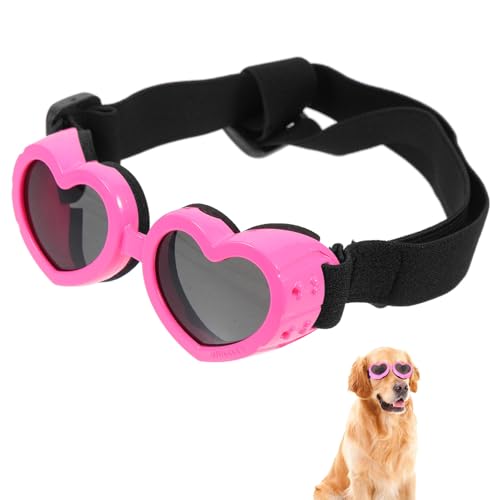 TOYANDONA Lunettes Étanches pour Chien en PC et Tpee, Protection des Yeux la Lumière Forte, pour Fête Plein Air, Accessoires Cool Chiens