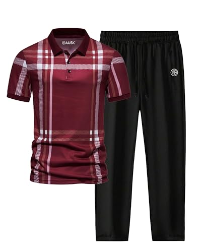 Image of AUSK Regular fit Tracksuit of Man || tshirt and Trouser set for Men