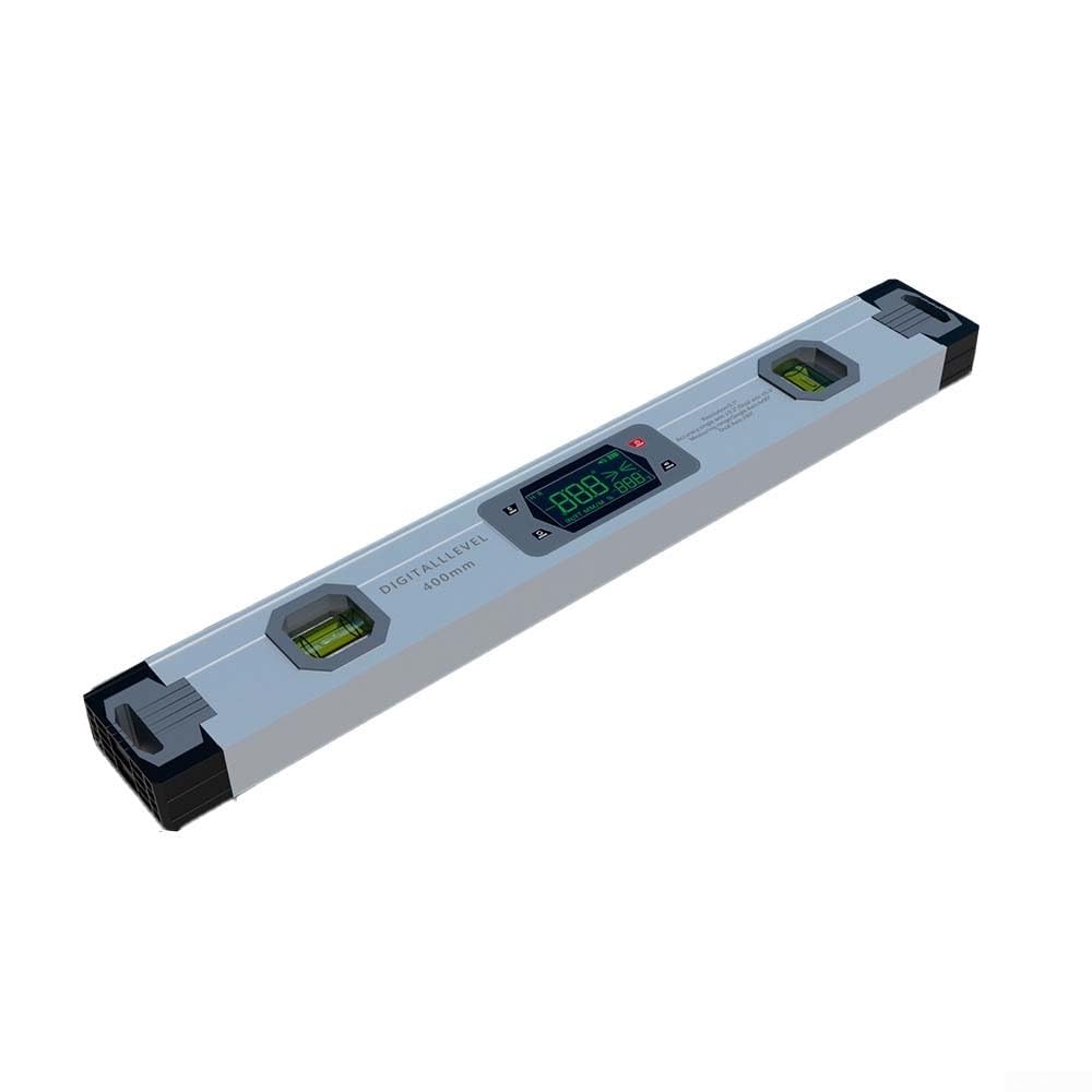 ReachMall Goniometro digitale elettronico da 400 mm con display a rotazione automatica per progetti di costruzione