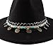 YWMLFZ Fashion All-Match Ethnic Woolen Hat Autumn and Winter Warm Jazz Hat Women(C)