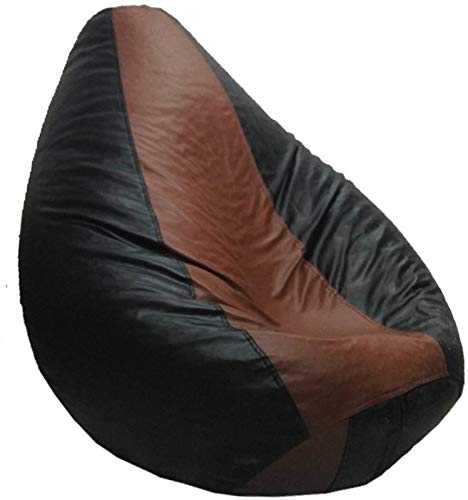 Brown Black Bean Bag Cover XXL - TRUE 2 F