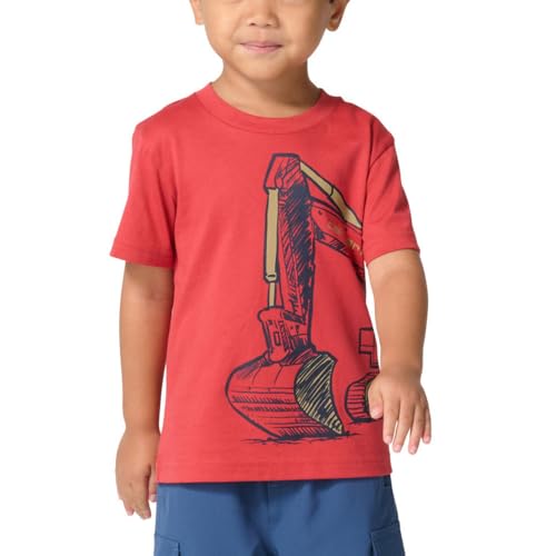 Carhartt Baby Boys Short Sleeve Construction Wrap Tee Cardinal 4T