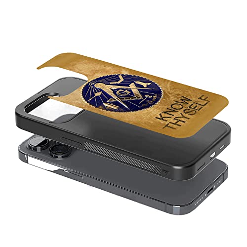 Freemason Know Thyself Masonic Gifts For Men Phone Case For Iphone 14 13 12 11 Pro Max Mini Xr 8 Plus Xs Max Samsung Galaxy S23 S22 S21 S20 Fe Ultra Plus Note 20 10 A03S A53 A32 A13 A51 A71 #TOP3