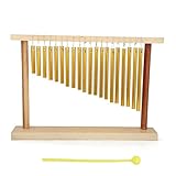 Carillon Éolien 20 Tons 38,5x27,9x4cm/15,2x11x1,6 po avec Marteau, Carillon à Percussion 2...