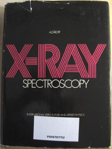 X-Ray Spectroscopy, 0070026742 Book Cover