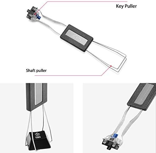 O-ring Rubber for Keyboard Silicone Ring Keyboard Shock Absorber and Cleaner Accessories Double-headed Stainless Steel Pull Button for Mechanical Keyboard Mute Cleaning