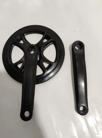 Hoggy Crank Set High Intensity Steel Disc Mountain Bike Chain Wheel 44T x 170 mm Plastic Coated Black Cotterless (B0CVHZVPL6) Amazon Price History, Amazon Price Tracker