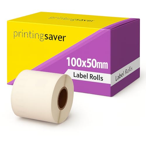 Compatible Rollo 100mm x 50mm Etiquetas térmica directa para Zebra GK420d GK420t GC420d GX420d GX420t GC420t GX430t GT800 LP2844 TLP 2844 Citizen CL S521 CL S621 CL S631 (1000 Etiquetas por Rollo)