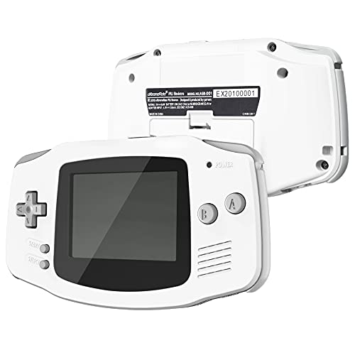 Image of IPS Ready Upgraded eXtremeRate White Replacement Shell Full Housing Cover & Black Screen Lens for Gameboy Advance - Compatible with Both IPS & Standard LCD - Without Console & IPS Screen