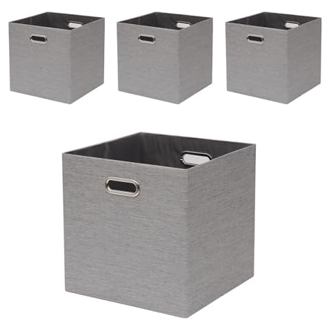 Fboxac Collapsible Storage Baskets Set of 4 Cover