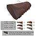 WAYNE'S DOG Canvas Leather Recoil Reducing Pad Stock Extension Cover Buttstock Cheek Rest with Rifle Shell Holder (No Shell Slots(Ambidextrous), Coffee)