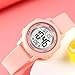Alienwork Seven-Color LED Reloj Infantil Digital Niña Pink Pulsera de Silicona Calendario Fecha-Mes Abigarrado Cronógrafo Sport Multi-función Imagen de Alienwork Seven-Color LED Reloj Infantil Digital Niña Pink Pulsera de Silicona Calendario Fecha-Mes Abigarrado Cronógrafo Sport Multi-función