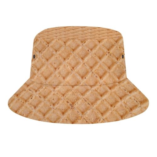 Image of Food Golden Corn Bucket Hats Unisex Washed Cotton Lightweight Outdoor Summer Beach Sun Hats Men Women Bucket Hat for Travel