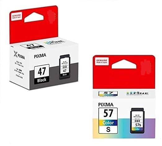 PG47 & CL57S Ink Cartridge Combo Compatible with Canon Printer