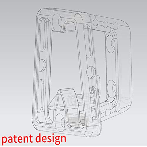 Acessório de bicicleta, Andoer Suporte de suporte frontal para bicicleta em liga de alumínio Suporte