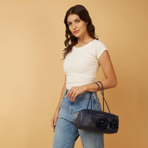 Image of Caprese Bloom Baguette Medium Shoulder and Handheld Bag|Chic, Versatile Design for Everyday Use, Stylish Handbag for Casual or Formal Occasions, Perfect for Work, Travel, and Special Events