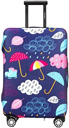 Periea Cover for Suitcase Luggage Protector Premium Elasticated - Various Designs - Small, Medium or Large