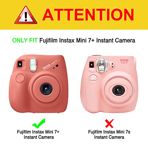 Funda protectora para Fujifilm Instax Mini 7+ en cuero vegano miniatura 2