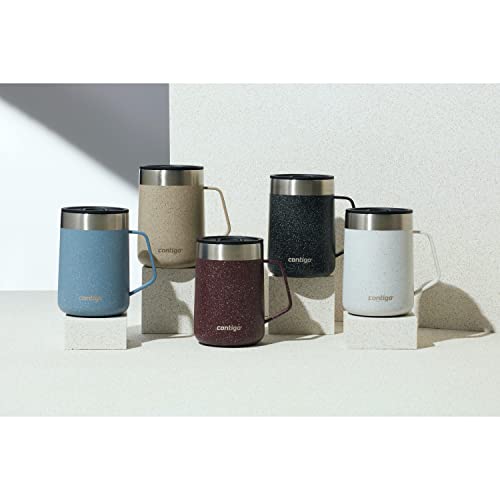 Contigo Streeterville Stainless Steel Travel Mug With Splash-Proof Lid, 14Oz Vacuum-Insulated Coffee Mug With Handle & Grip Base To Prevent Slipping, Dishwasher Safe, Brown Sugar & Chocolate Truffle #TOP4