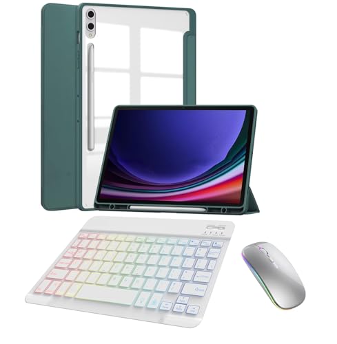 Clavier pour Samsung Tab S9 Ultra avec souris sans fil et angles de vision multiples