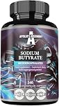 Sodio butirrato ad alto dosaggio 570 mg (30% di acido butirrico), 240 capsule vegane, 240 giorni di fornitura, integratore per sostenere la rigenerazione della barriera intestinale - Apollo's Hegemony