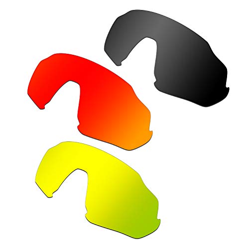 Lentille pour Oakley Flight Jacket idéale pour le cyclisme sous le soleil en verre rouge