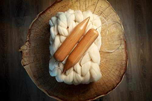 Aiguilles à tricoter grosses maille 50 mm pour en finir avec le tricot trop lent