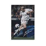 JJUPUV Zinedine Zidane Klassisches Action-Poster, 