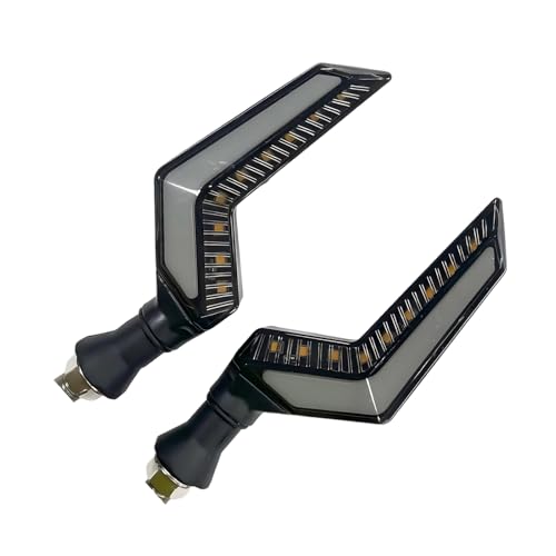 Foelony 2 PCS Motorcycle LED Turn Signal Lights, 12V Blade