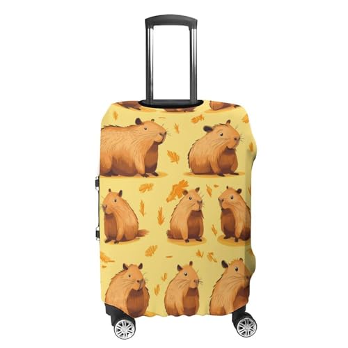 Capybara Luggage Cover Suitcase Protector Travel Baggage Covers for Men Women L4