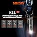 NICRON K11 Rechargeable Keychain Flashlight Lightweight,400 Hight Lumen with Extra 4 Sidelight, IPX4 EDC Mini Flashlight Be Used for Camping Outdoors Emergency Daiy Use