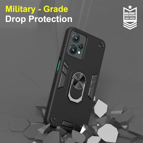 Image of NDCOM OnePlus Nord CE 2 Lite 5G Back Case | Durable Polycarbonate & TPU Case with Perfect Fit, Lightweight, Anti-Slip & Stylish Black Finish