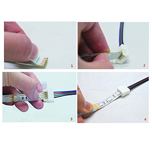 10 pcs RGB impermeabile 5050 LED Striscia