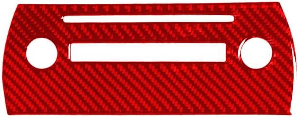 Carbon Fiber Compatible with Lexus NX 2014-2019 Interior Accessories Decal Red (CD Panel Decal)