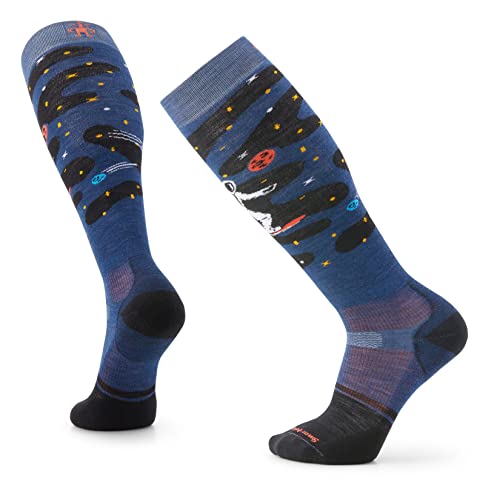 Smartwool Performance Snow Targeted Cushion Astronaut Otc Sock - Men's Alpine Blue Medium #TOP8