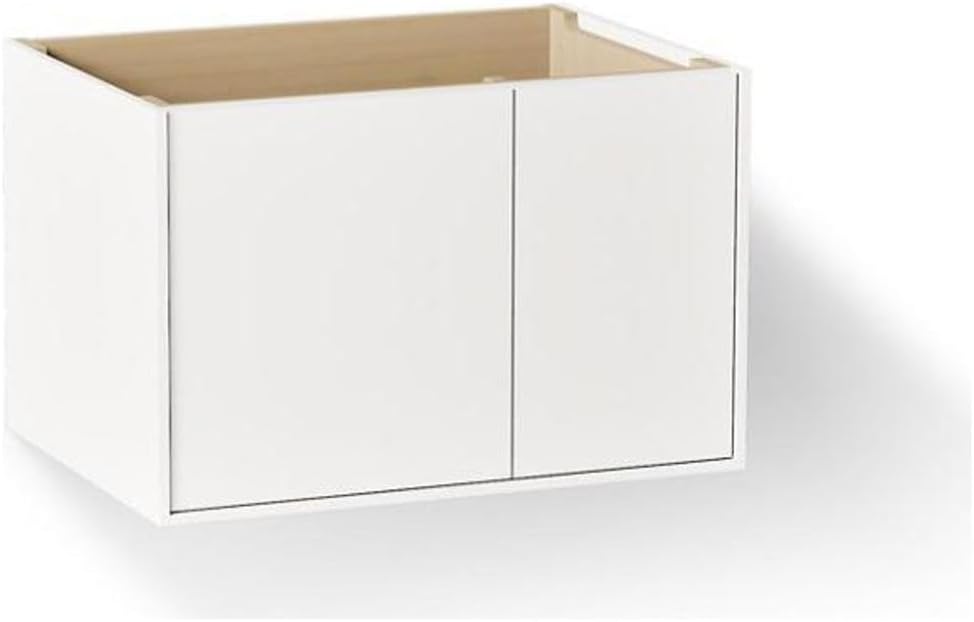 KOHLER 99541-R-1WA 30-Inch Jute Vanity in Linen White, Solid Wood
