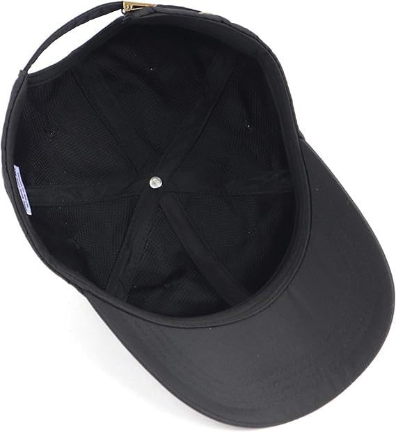 Gorra beisbolera negra talla XXL transpirable ajustable miniatura 2