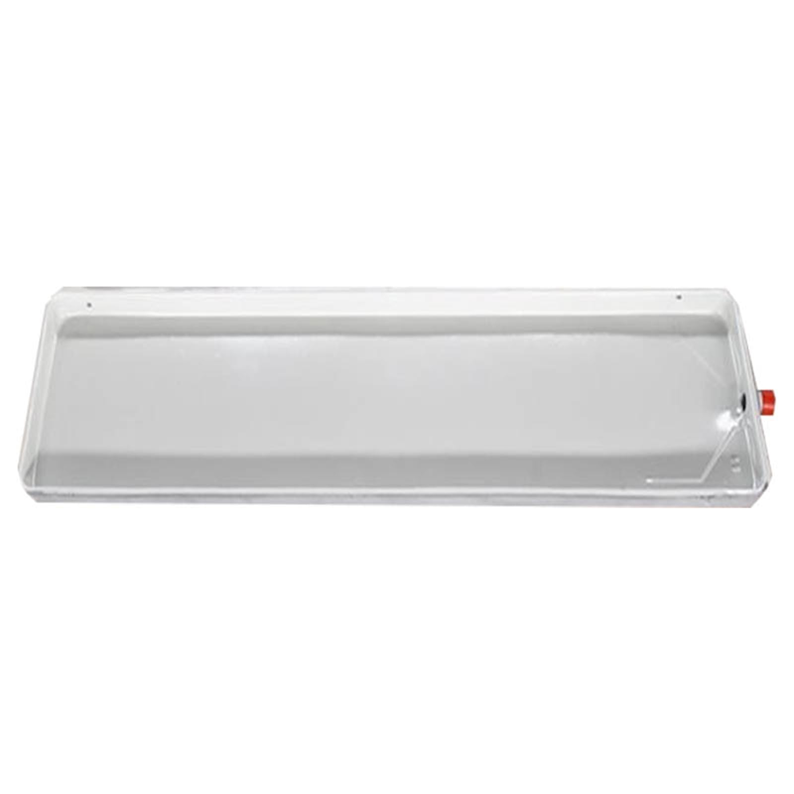 Outdoor Ac Unit Drip Tray, AC Condensation Drip Tray Drainage Galvanised Steel 61-151x24x3 cm(111x24x3cm)